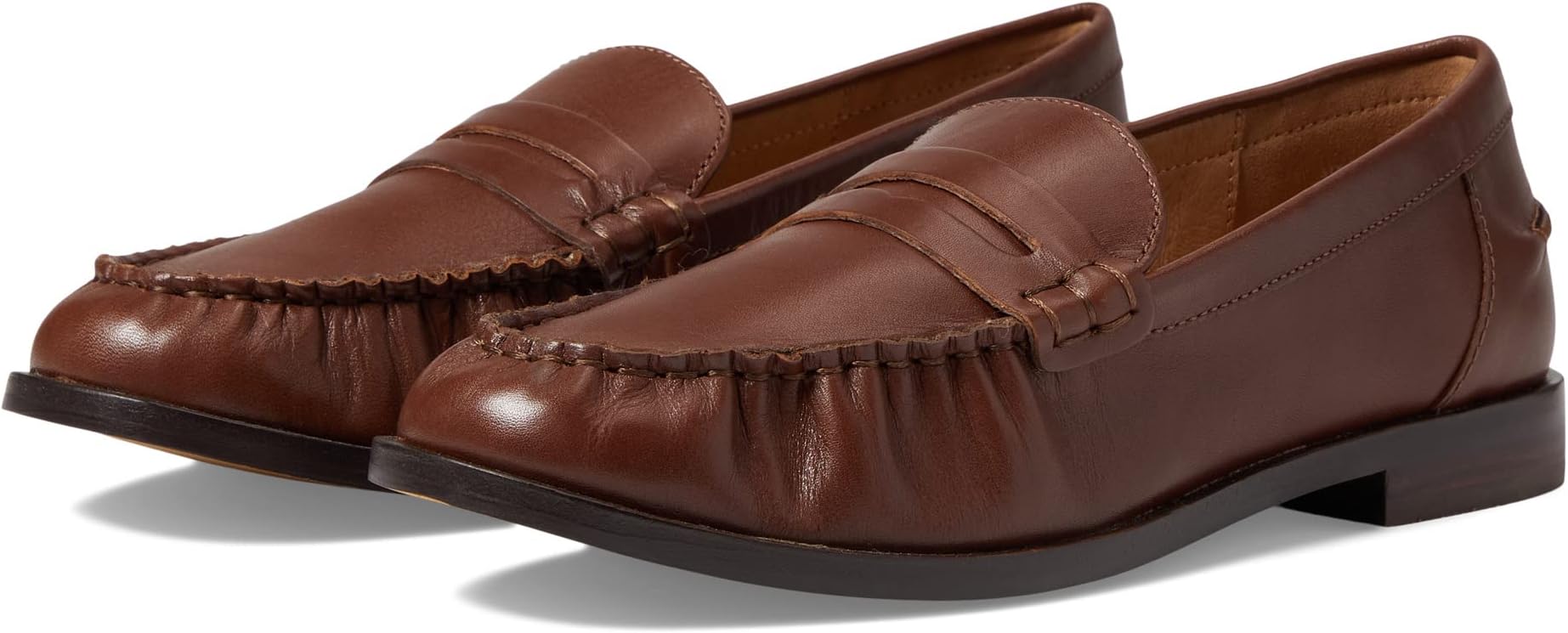 

Лоферы The Nye Penny Loafer Madewell, цвет Apple Butter