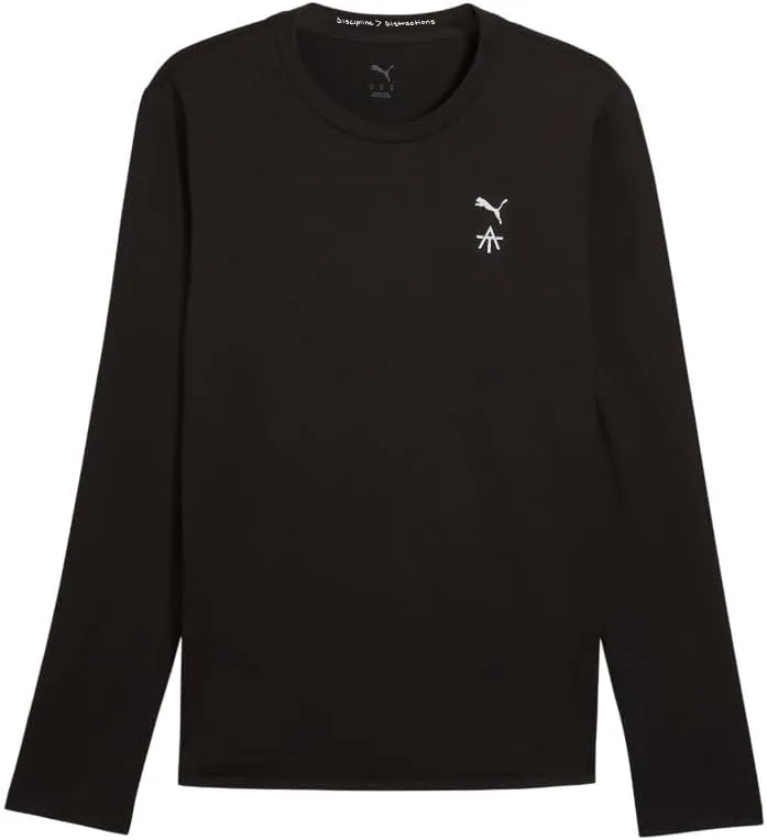 

PUMA мужская футболка Alex Toussiant Cloudspun с длинным рукавом, черная