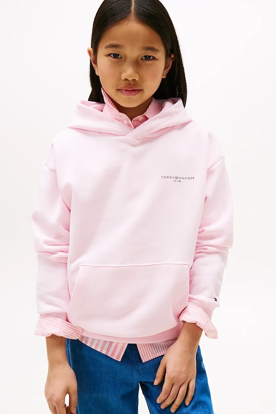 

Детская толстовка Tommy Hilfiger, розовый