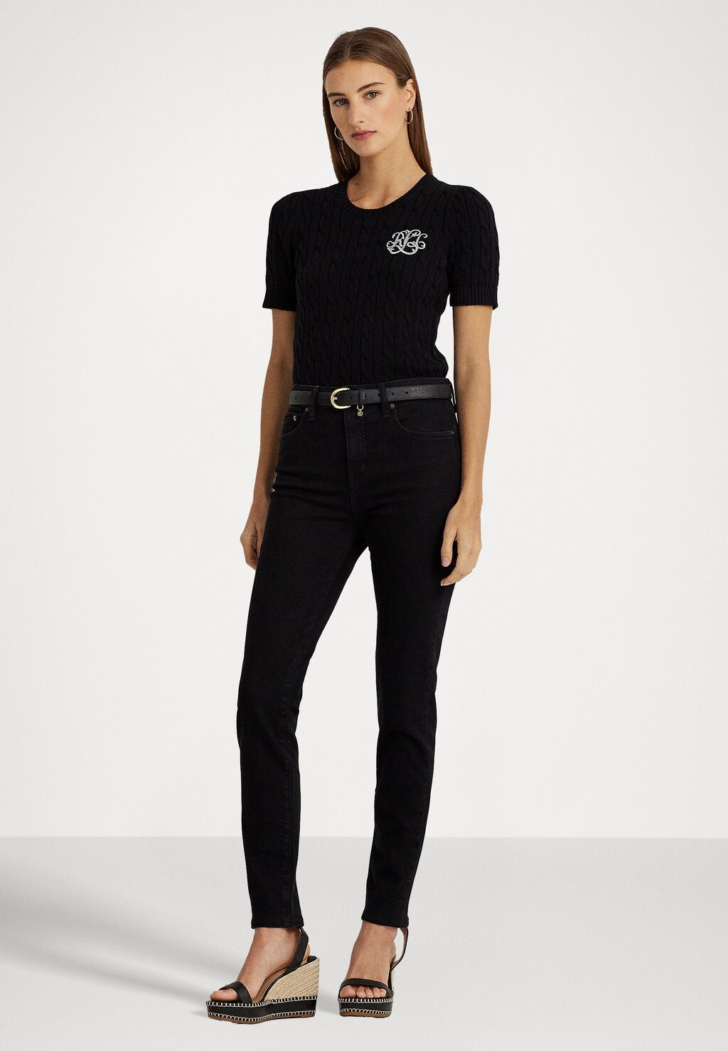 Джинсы Skinny Fit Ankle Lauren Ralph Lauren, цвет black wash — фото 2