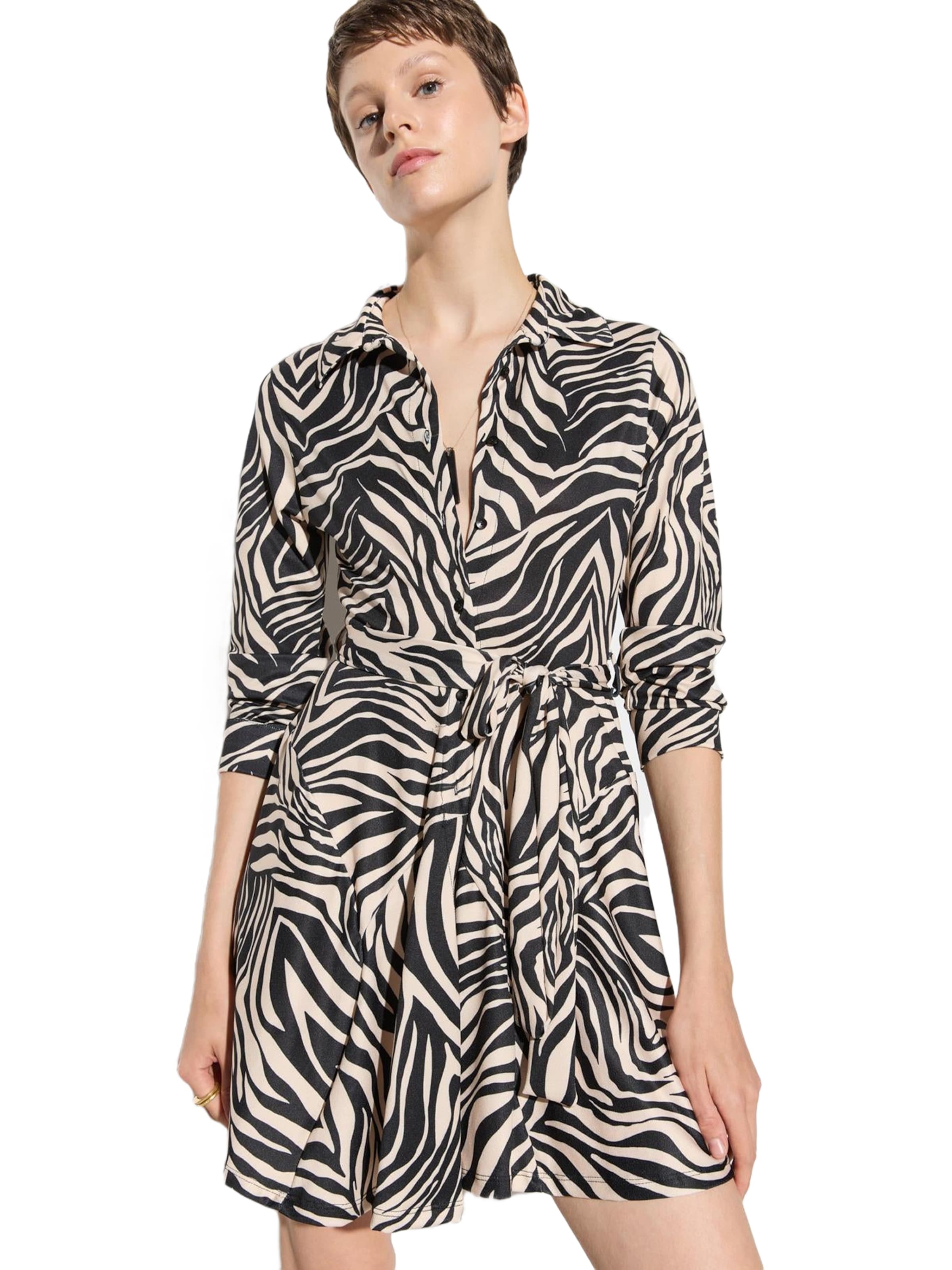 

No Matter What Платье-рубашка в бежевом цвете