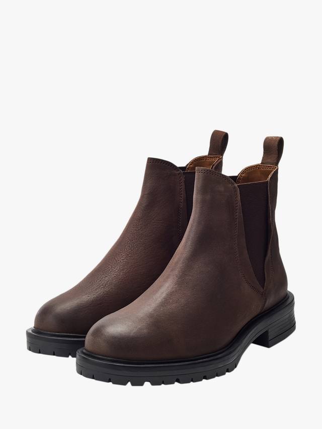 Челси ботинки Okasa Moda in Pelle, Dark Brown — фото 3