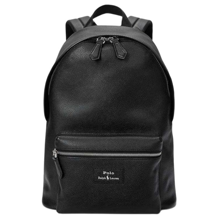 

Polo Ralph Lauren Мужской рюкзак из коровьей кожи, черный