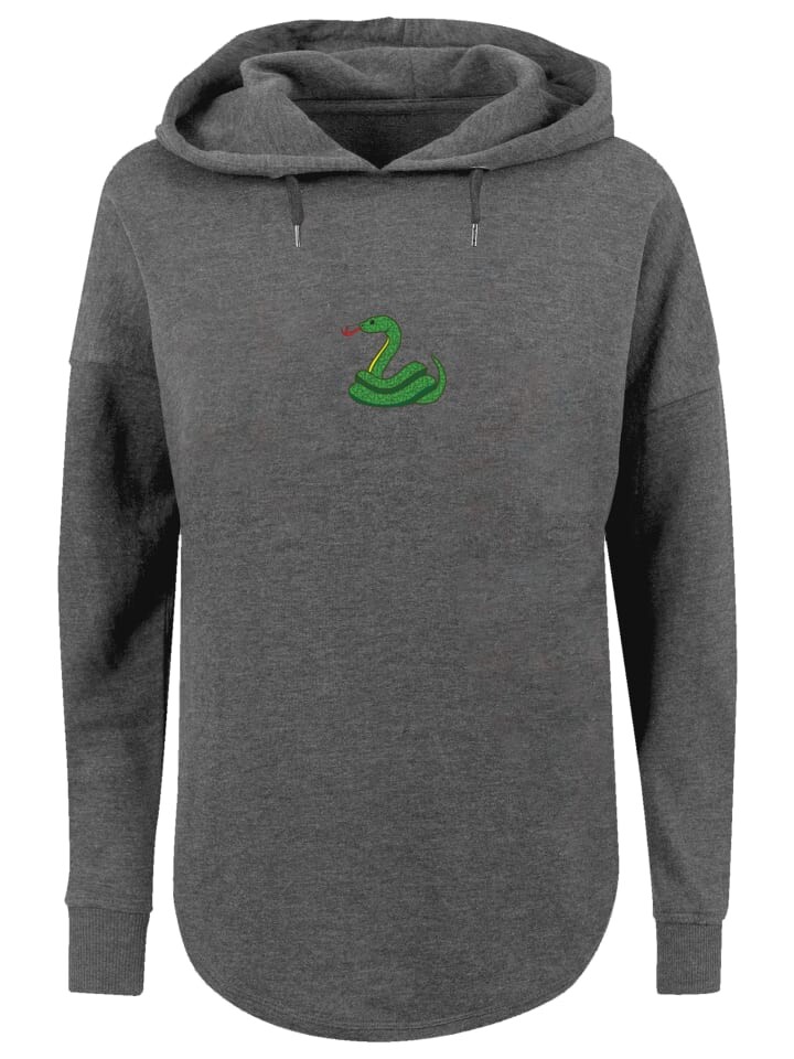 

Пуловер emoji couture Oversized Hoodie Snake sequins, цвет charcoal