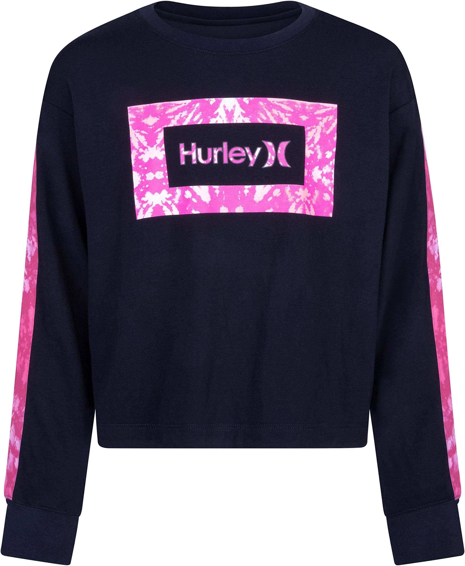 

Топ Hurley French Terry Crew Neck Top, черный