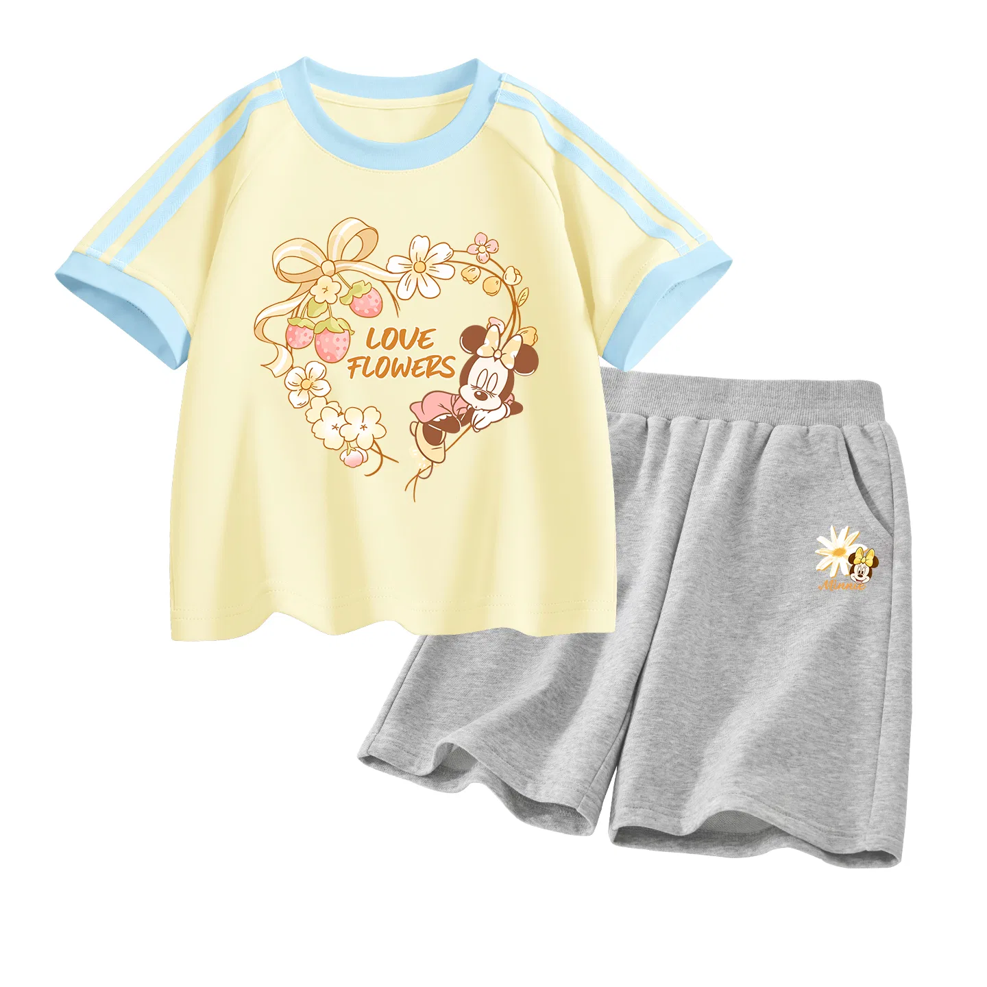 Детский спортивный костюм Casual Sportswear 2 Piece Set Disney, Di Sweet Knot K Almond White+Di Sweet Knot K Gray — фото 3