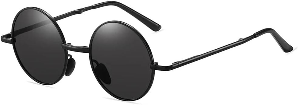 

Мужские ретро круглые складные солнцезащитные очки для мужчин, карманные складные солнцезащитные очки, винтажные портативные дорожные поляризованные солнцезащитные очки HDUBFY, 2