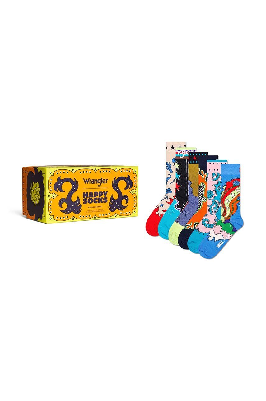 

Носки Happy Socks Wrangler, 6 шт. в подарочной упаковке Rodeo Days, 6 шт, оранжевый