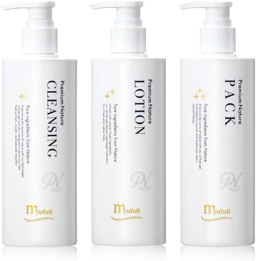 Набор для снятия макияжа Myufull Premium Natural Series 3 предмета