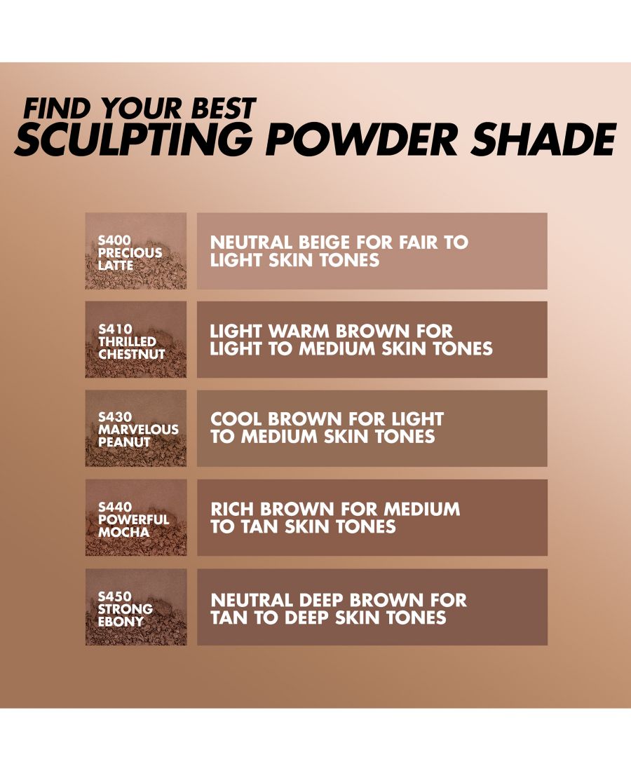 Стойкая контурная пудра Artist Longwear Skin-Fusing Contur Powder MAKE UP FOR EVER, цвет s410- thrilled chesnut — фото 4