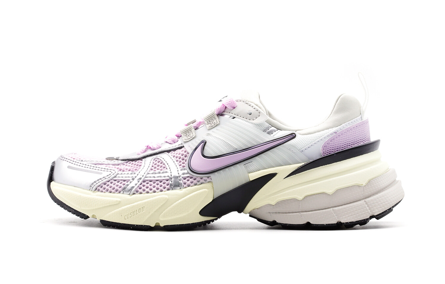 

Кроссовки для бега V2K Run женские с низким верхом, белый/фиолетовый Nike