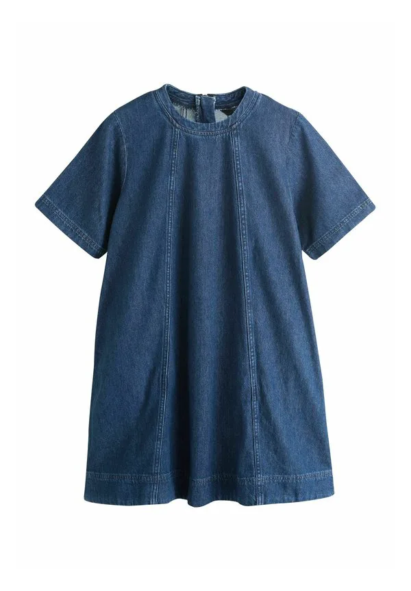 Мини-Джинсовое платье Next, Denim Dark Blue