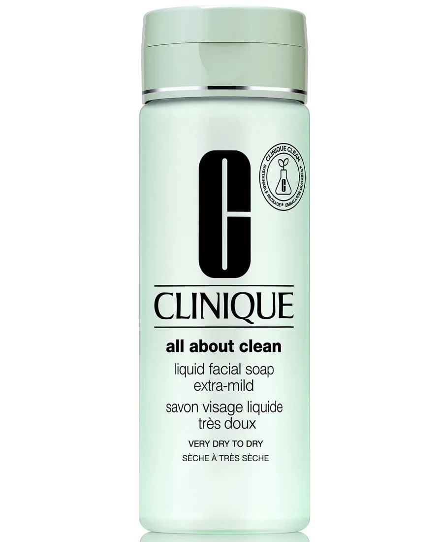 Крем для лица Clinique — Жидкое очищающее мыло для лица All About Clean Extra Mild, ,7 жидких унций