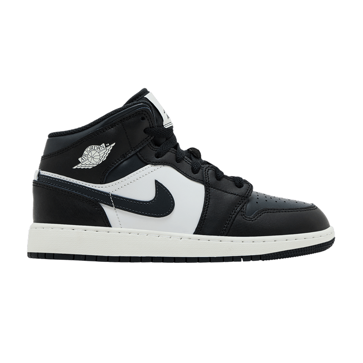 

Кроссовки Air Jordan Air Jordan 1 Mid GS 'Black Off Noir', черный