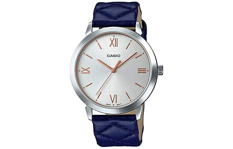 

CASIO Часы Women's Standard Series 36mm Silver Watch LTP-E153L-2ADF, Silver Dial