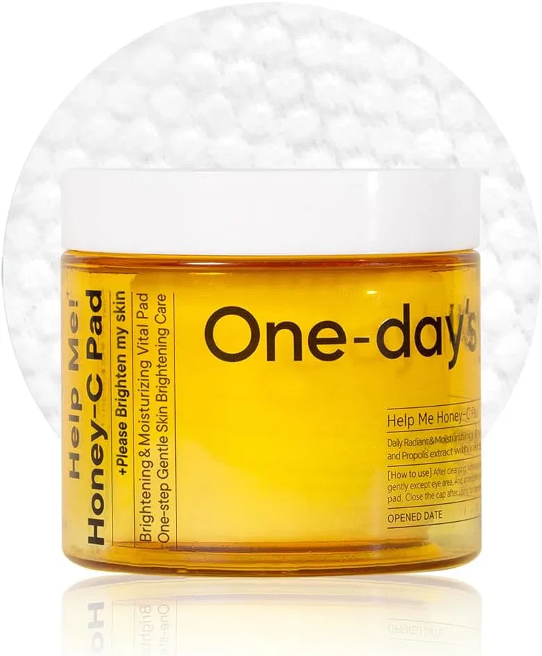 Патчи для лица с витамином C и прополисом One-Day'S You Honey-C Wiping Pads, 60 шт