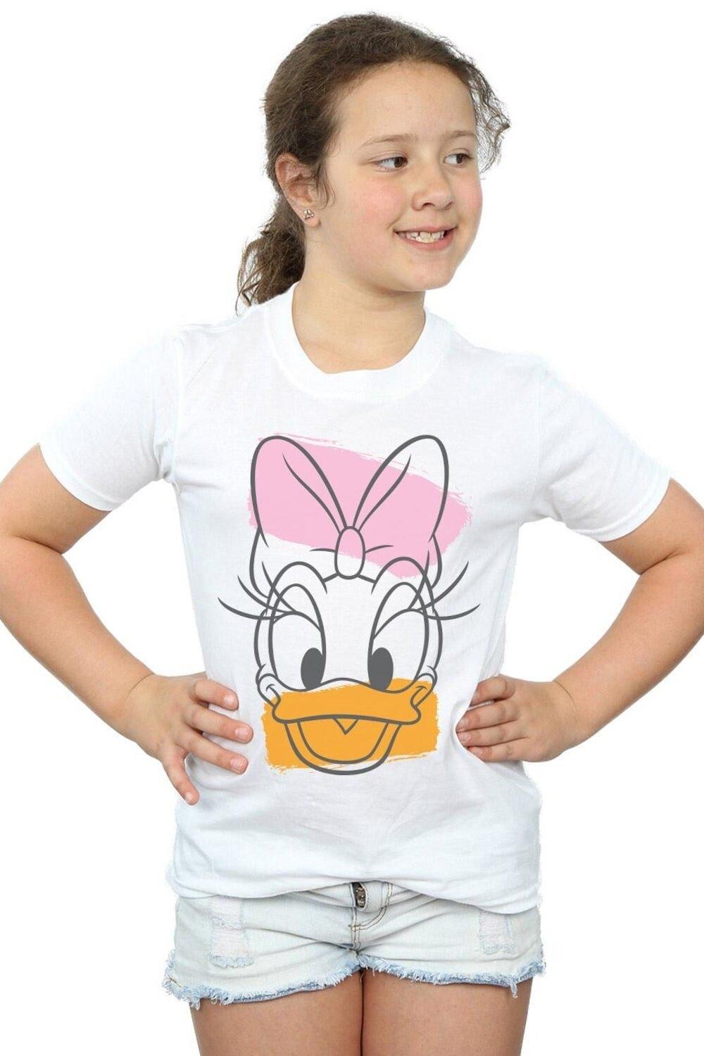 

Хлопковая футболка Daisy Duck Head Disney, белый
