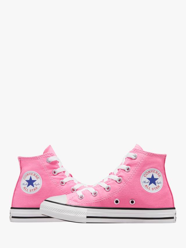 Детские кроссовки Chuck Taylor All Star Lace Up Hi-Top Converse, Pink — фото 2