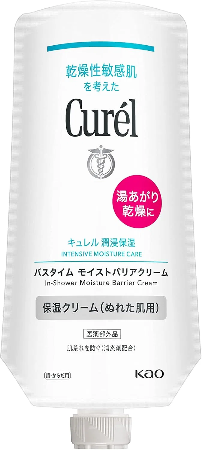 Крем для тела Curel Bath Time Moist Barrier Cream, набор 2 шт, 310 г — фото 2