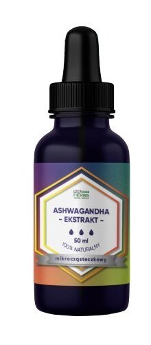 

Organis Ashwagandha, экстракт микрочастиц, 50 мл, капли, Izen Herbs Organis Organis