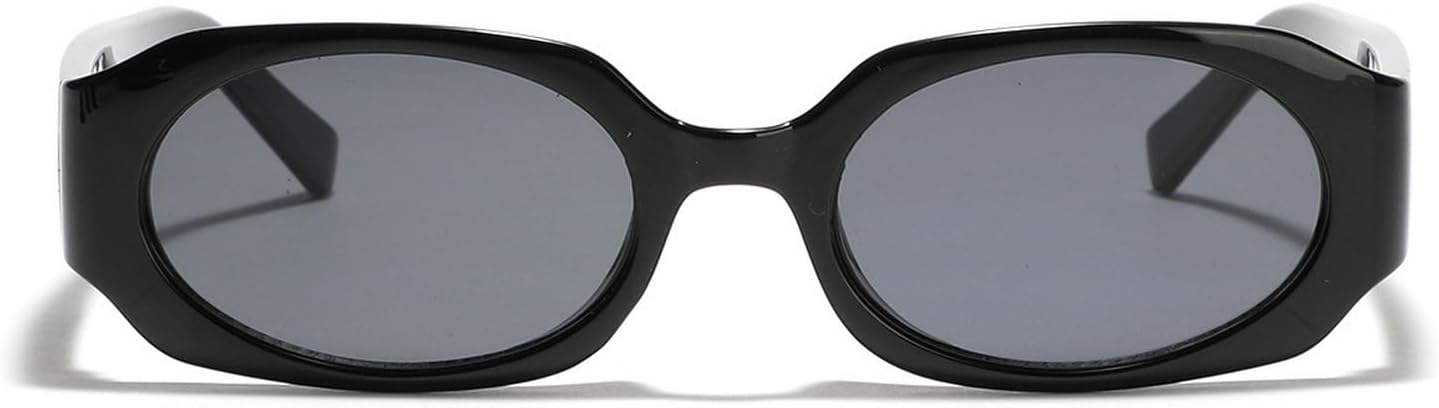 

Laureles Модные солнцезащитные очки в форме многоугольника, маленькие прямоугольные, женские, ретро, ​​красные, синие, мужские квадратные, солнцезащитные очки с защитой от УФ-излучения UV400, Black Grey