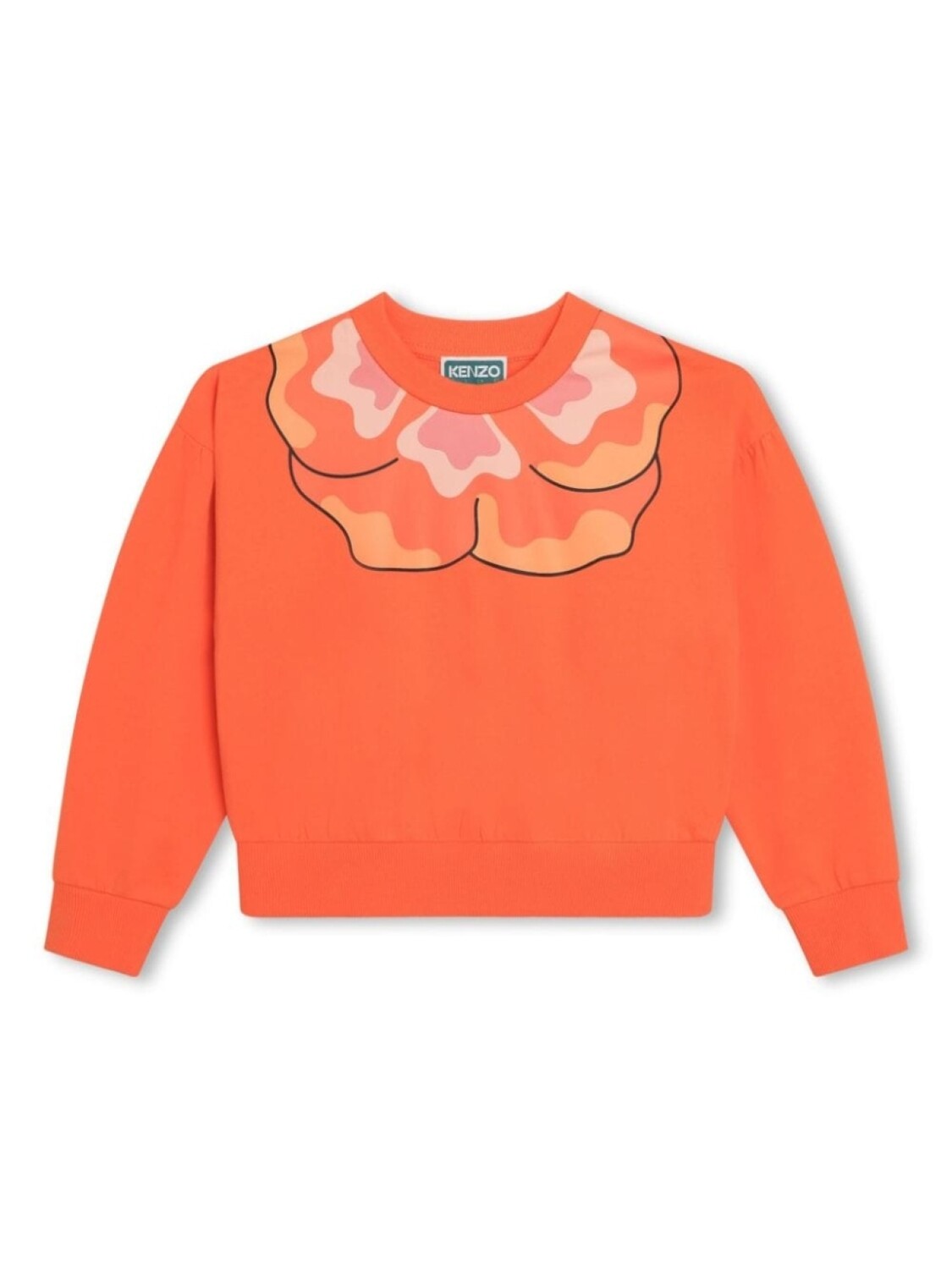 

Kenzo Kids футболка с принтом, оранжевый