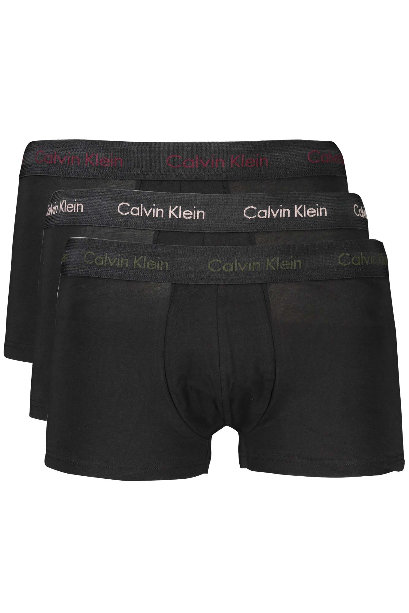 

Мужские боксеры Calvin Klein хлопковые с логотипом на поясе 3 шт, черный