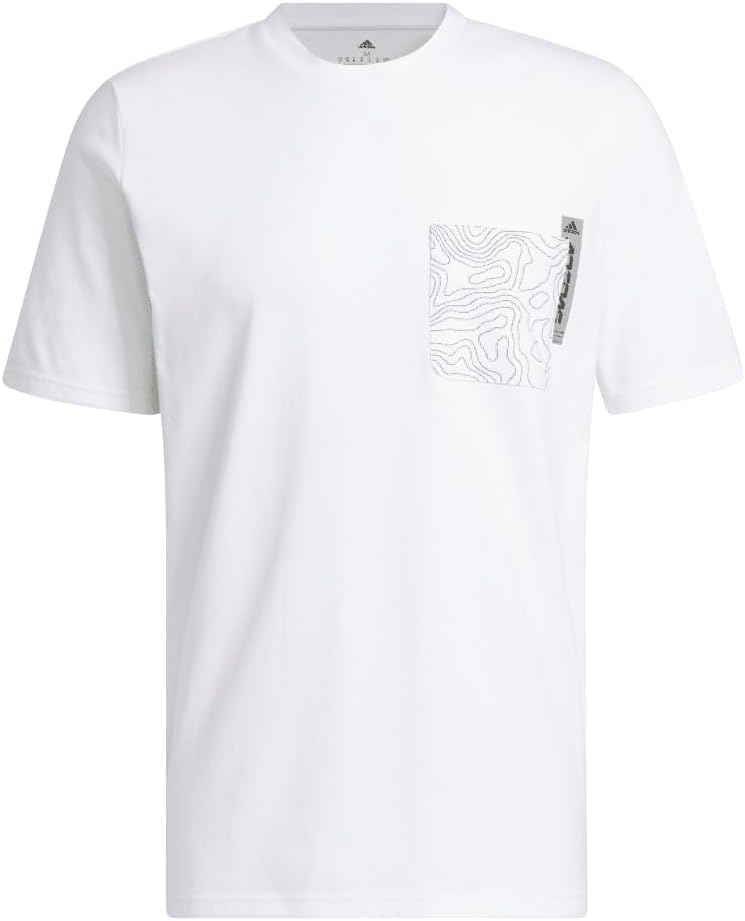 

Мужская футболка City Escape Graphic Pocket Short Sleeve T-Shirt ENC41 Adidas, белый