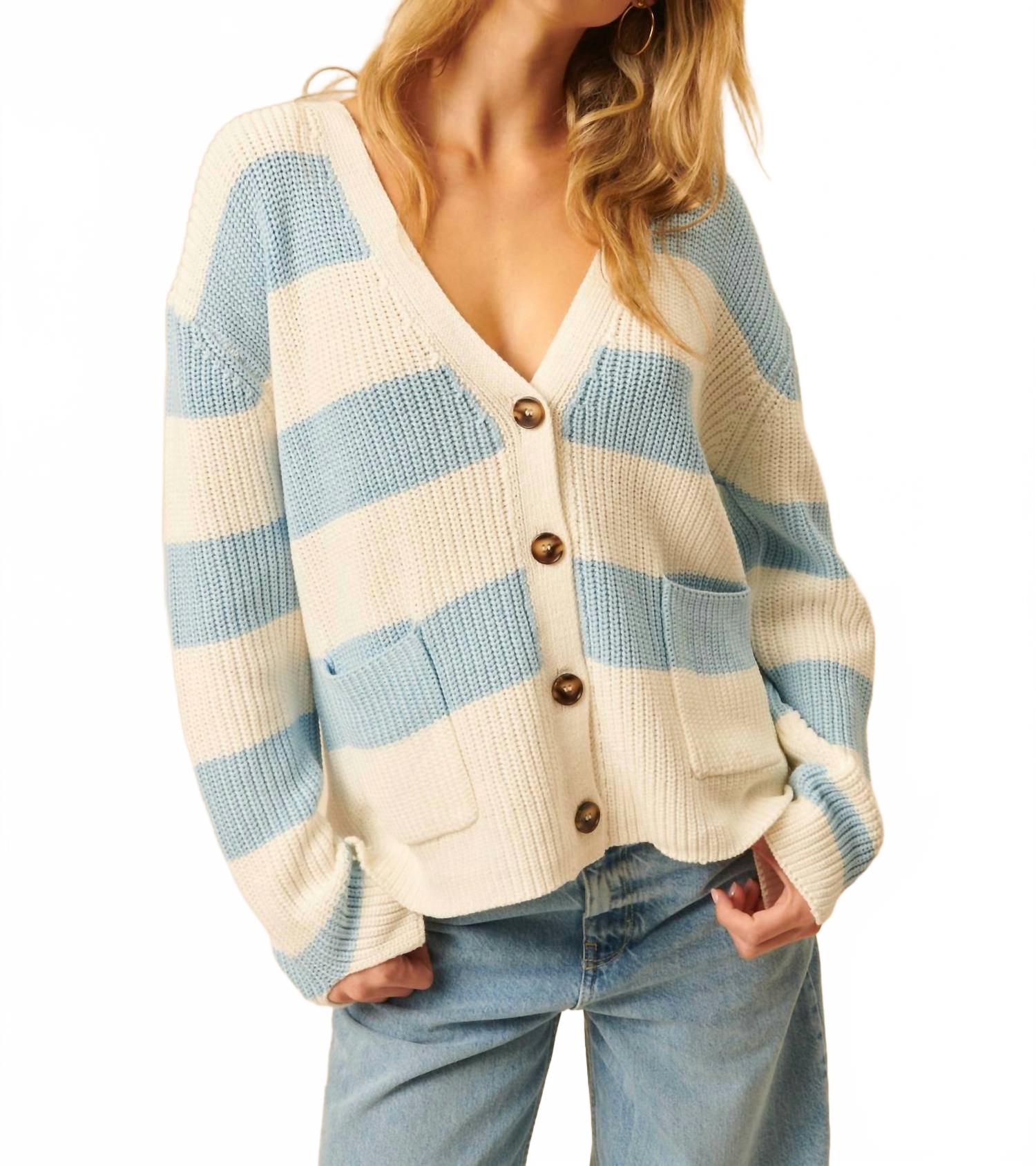 

Полосатый свитер Mckay в якорь JOHN + JENN, Anchor