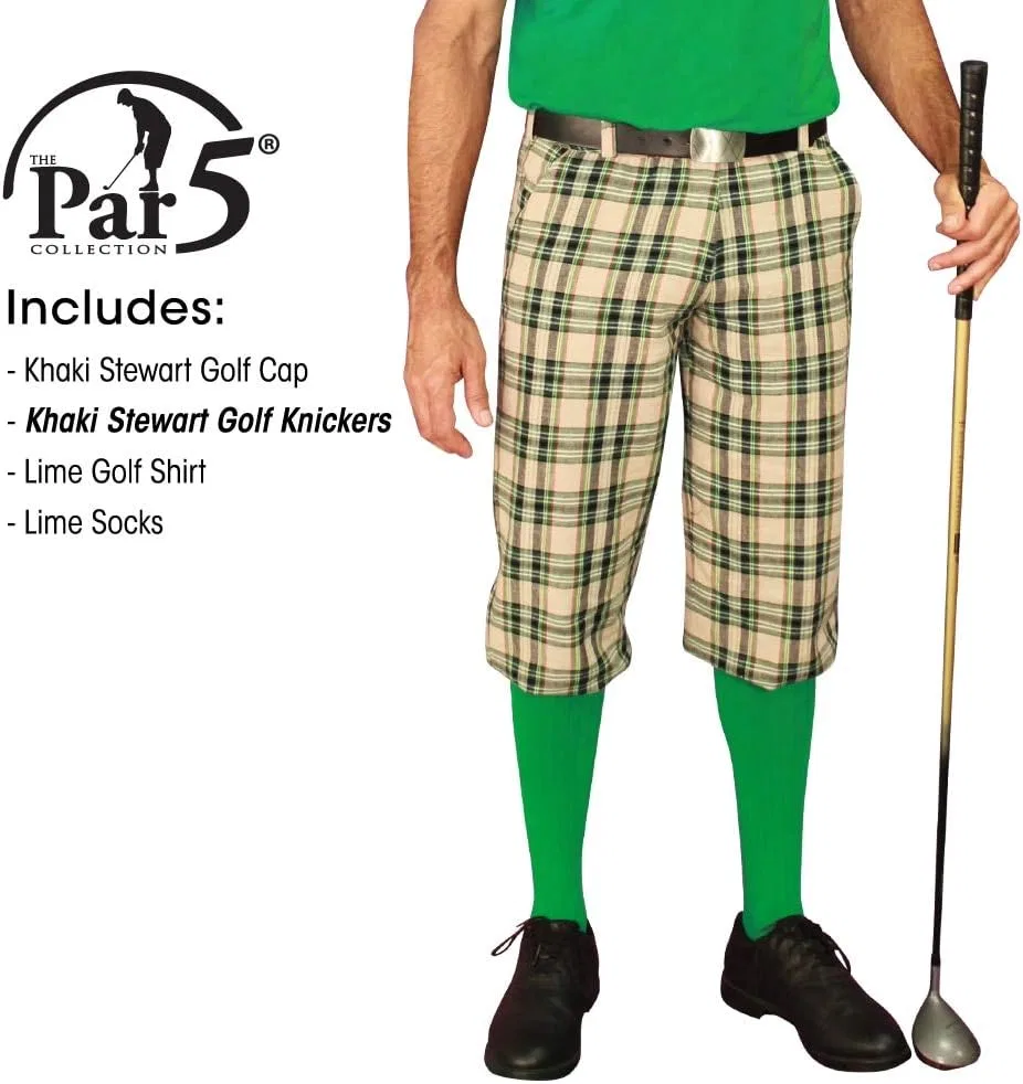Golf Knickers Бридж для гольфа, цвет хаки, одежда для гольфа Stewart - мужской - салатовый — фото 3