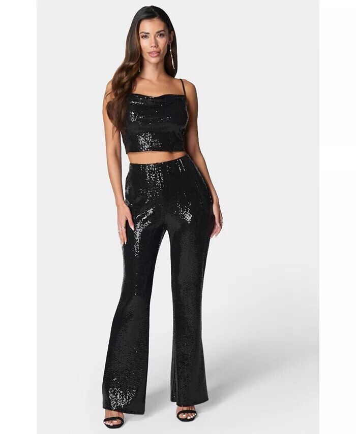 

Женский комплект из двух предметов Shimmer Bebe, черный