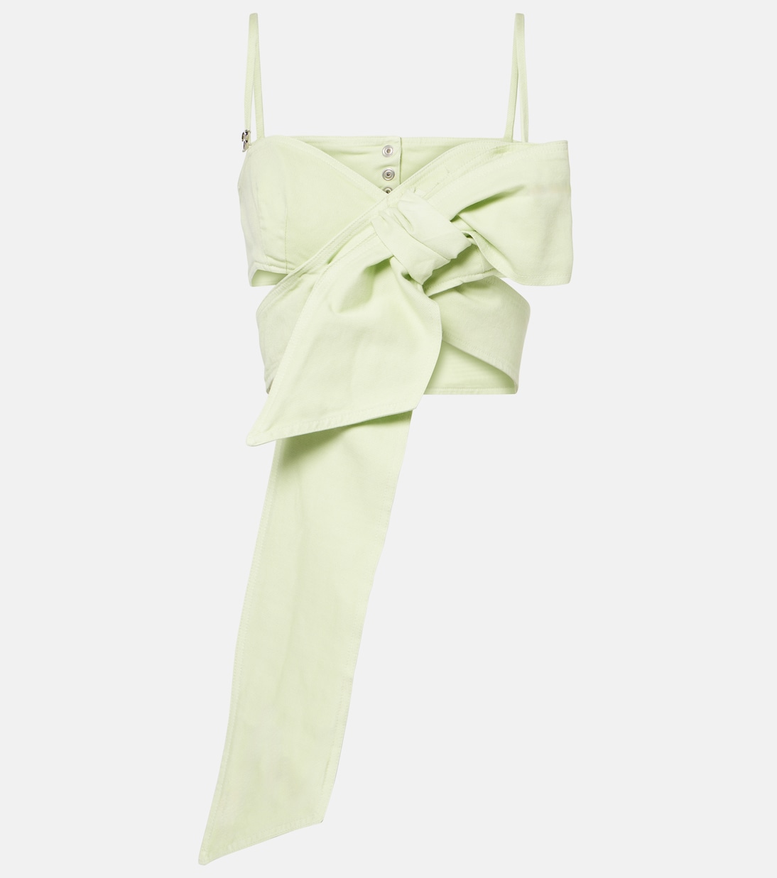 

Джинсовый топ с бантом Blumarine, Nile Green