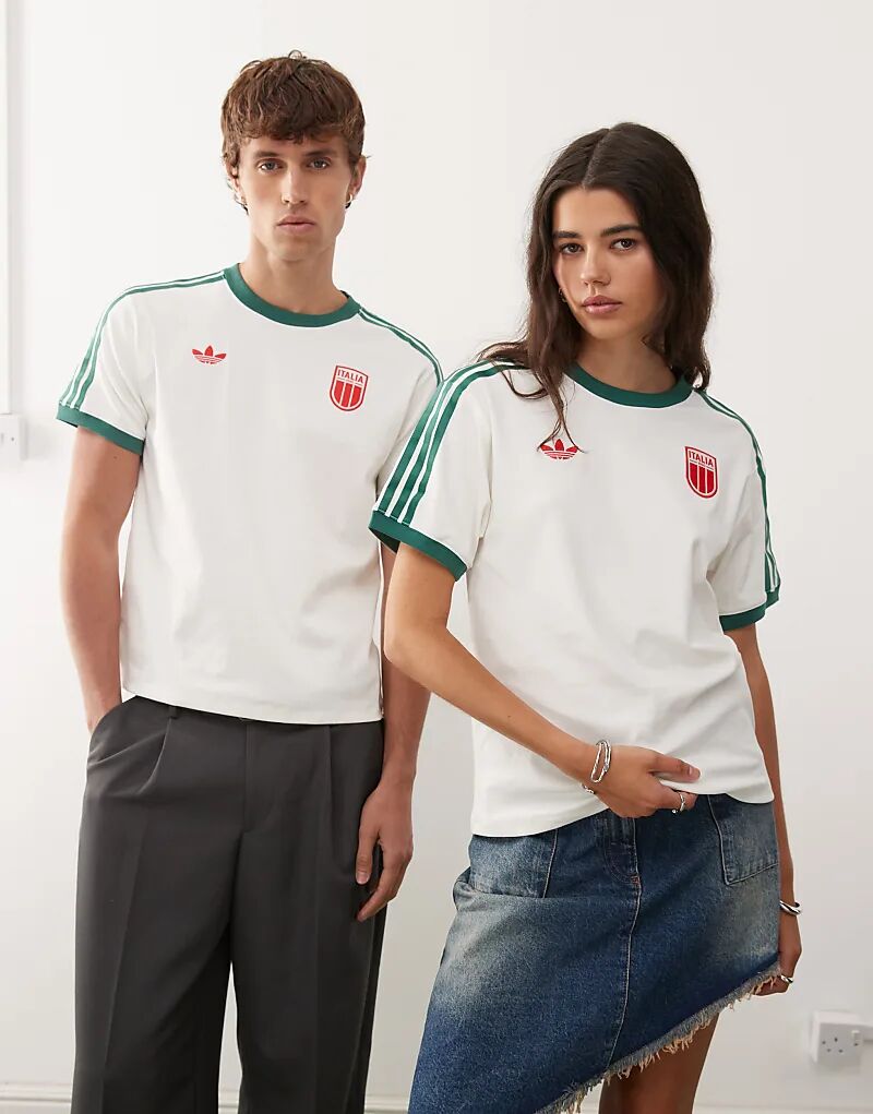 

Футболка adidas Football Italy белого, зеленого и красного цветов Adidas Performance