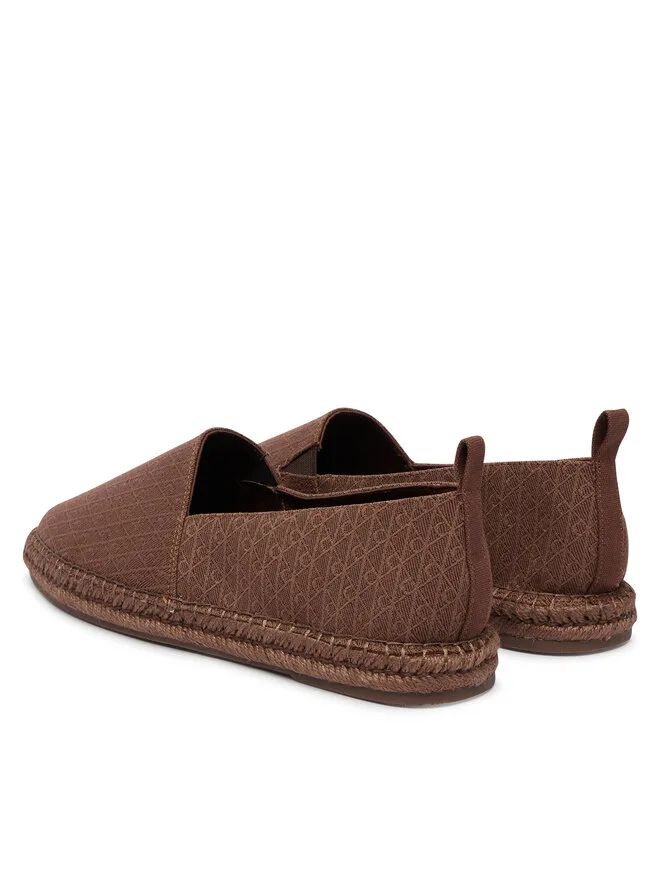 Calvin Klein Эспадрильи Espadrille Aop Cv HM0HM02231 коричневые — фото 3