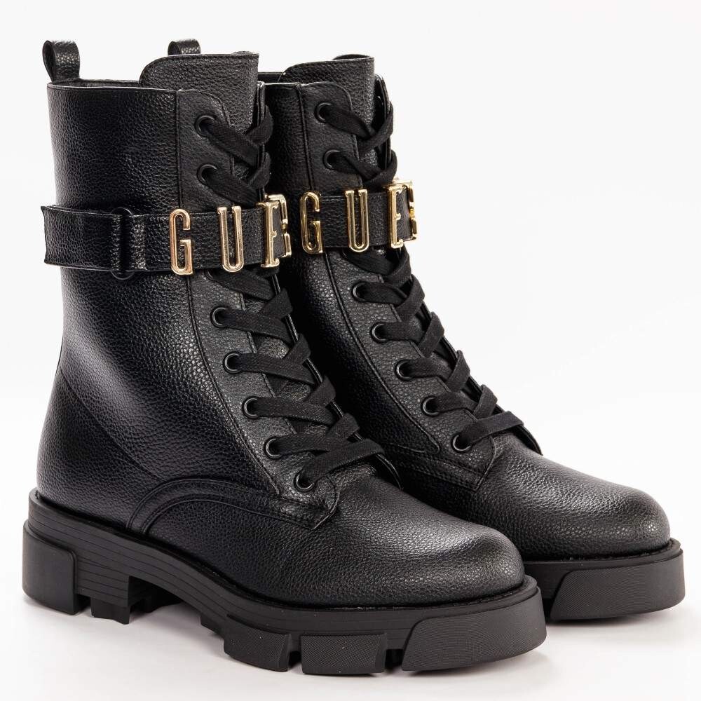 Кожаные ботинки madox Guess, черный