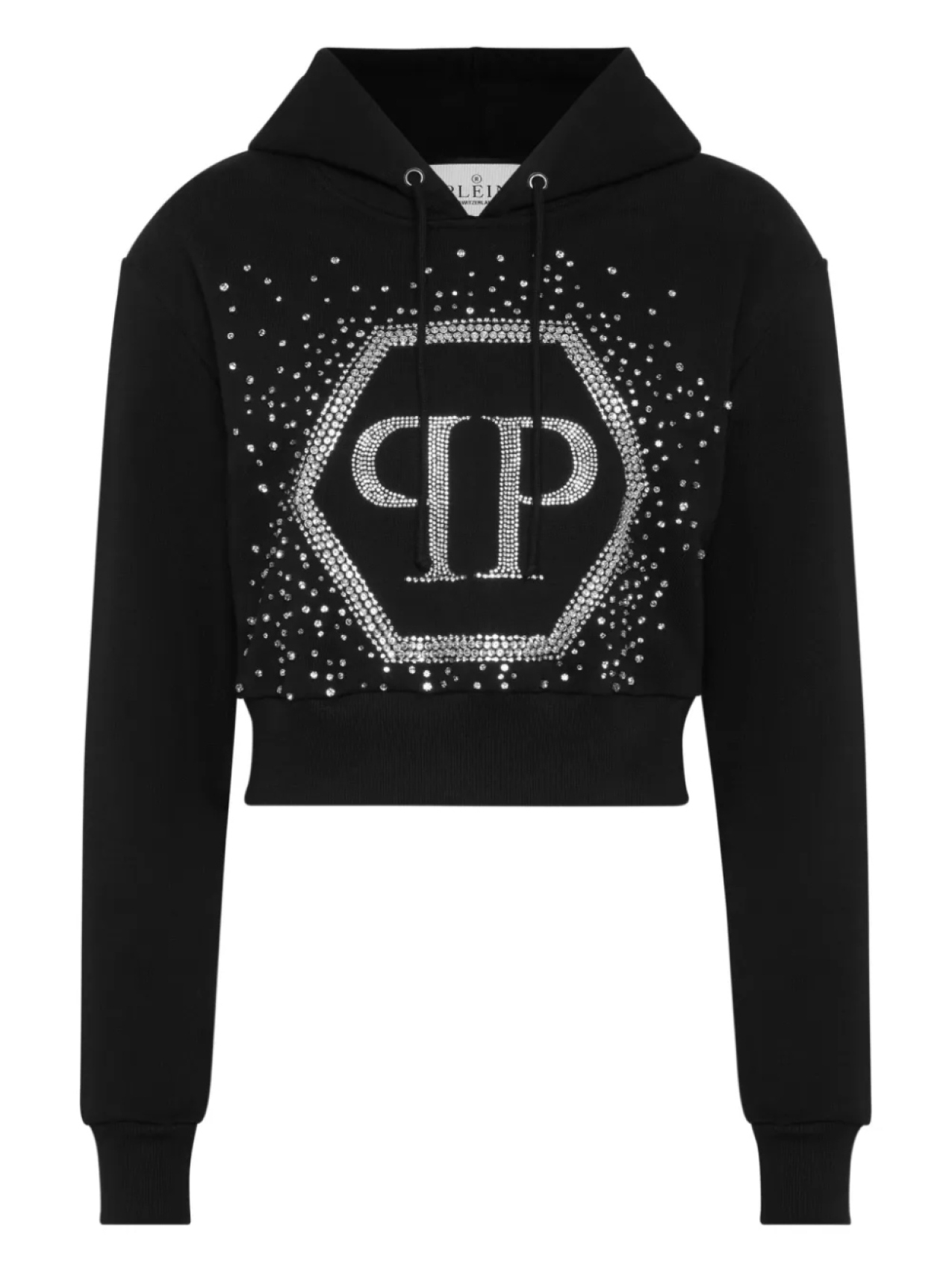 

Укороченная толстовка со стразами Venice Beach Philipp Plein, черный