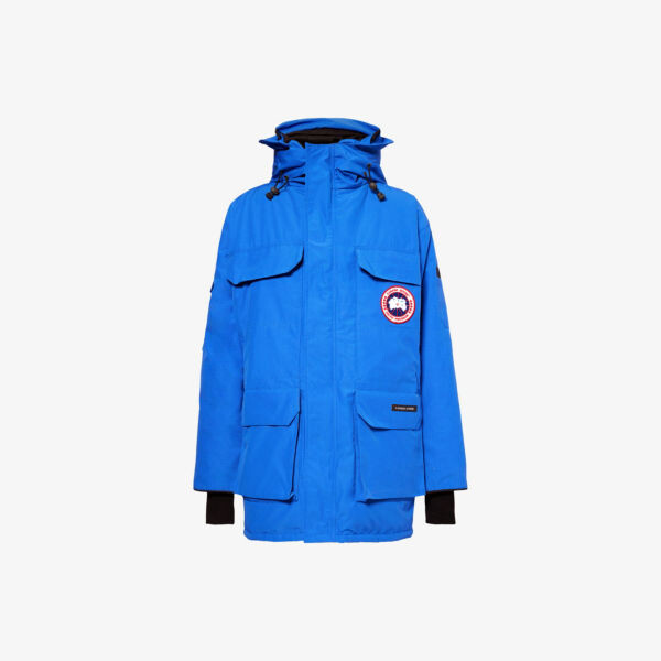 

Куртка-Брезент с водоотталкивающим пуховым наполнителем Expedition parka pbi Canada Goose, синий