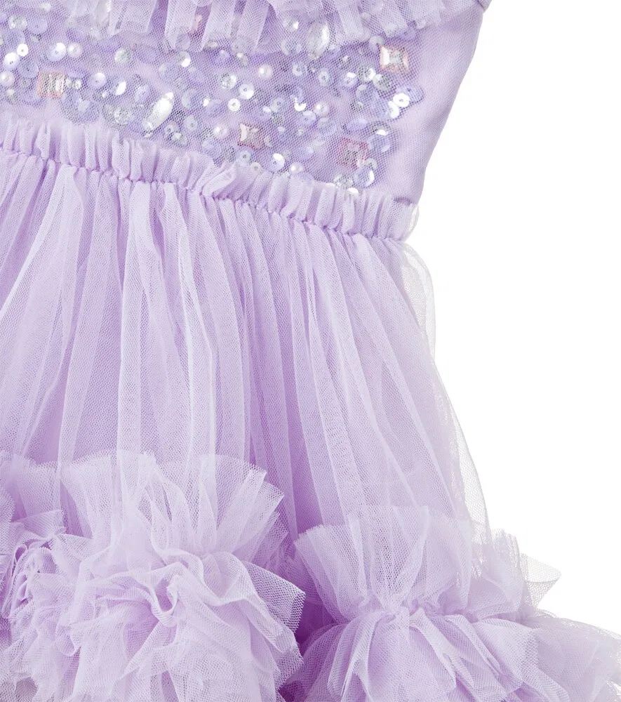Комплект Baby Celestial Shine: платье и трусики Tutu Du Monde, фиолетовый — фото 4