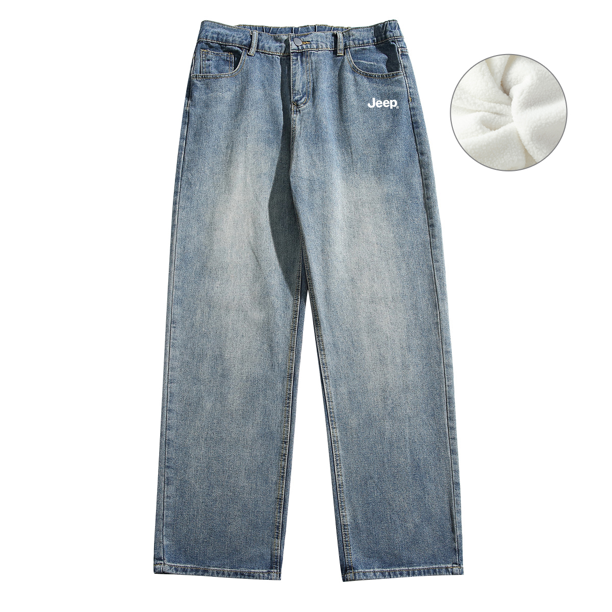 

Джинсы в стиле жизни пастбищной лошади Unisex Jeep, синий