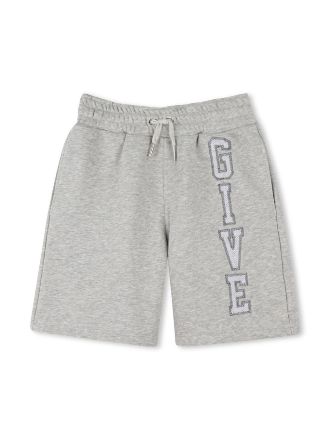 

Шорты с вышитым логотипом Givenchy Kids, серый