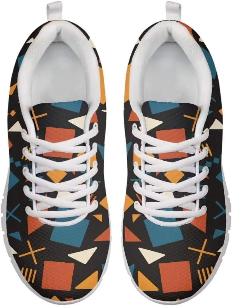 

AmzPrint дышащие кроссовки с воздушной подушкой и сеткой, противоскользящие для бега и ходьбы, мужские, белая подошва, рабочая, модная, спортивная обувь для мужчин