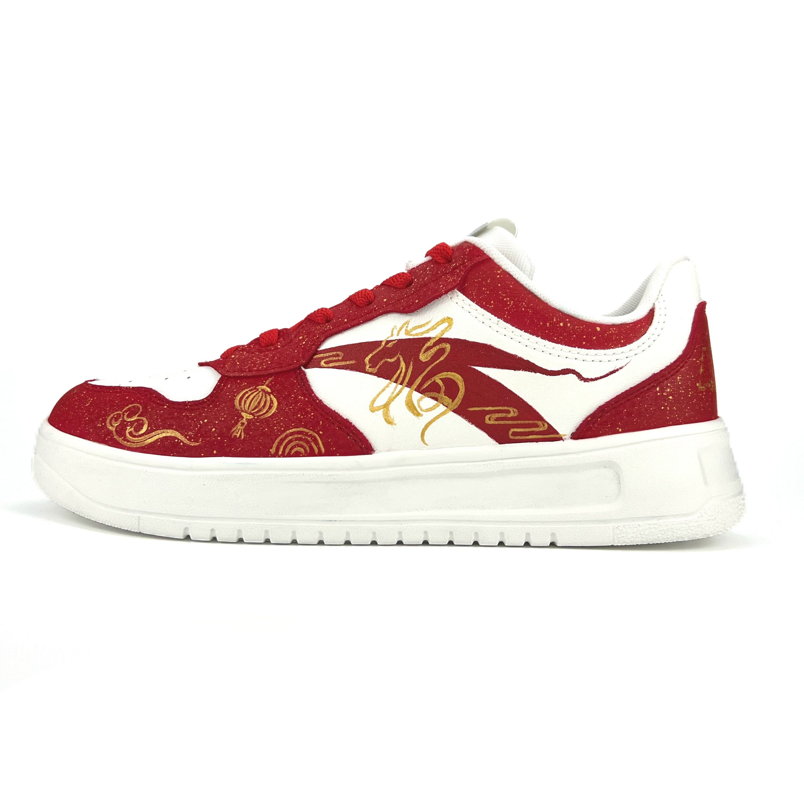 

ANTA Легкие кроссовки для скейтбординга Unisex Low top White/Red/Gold