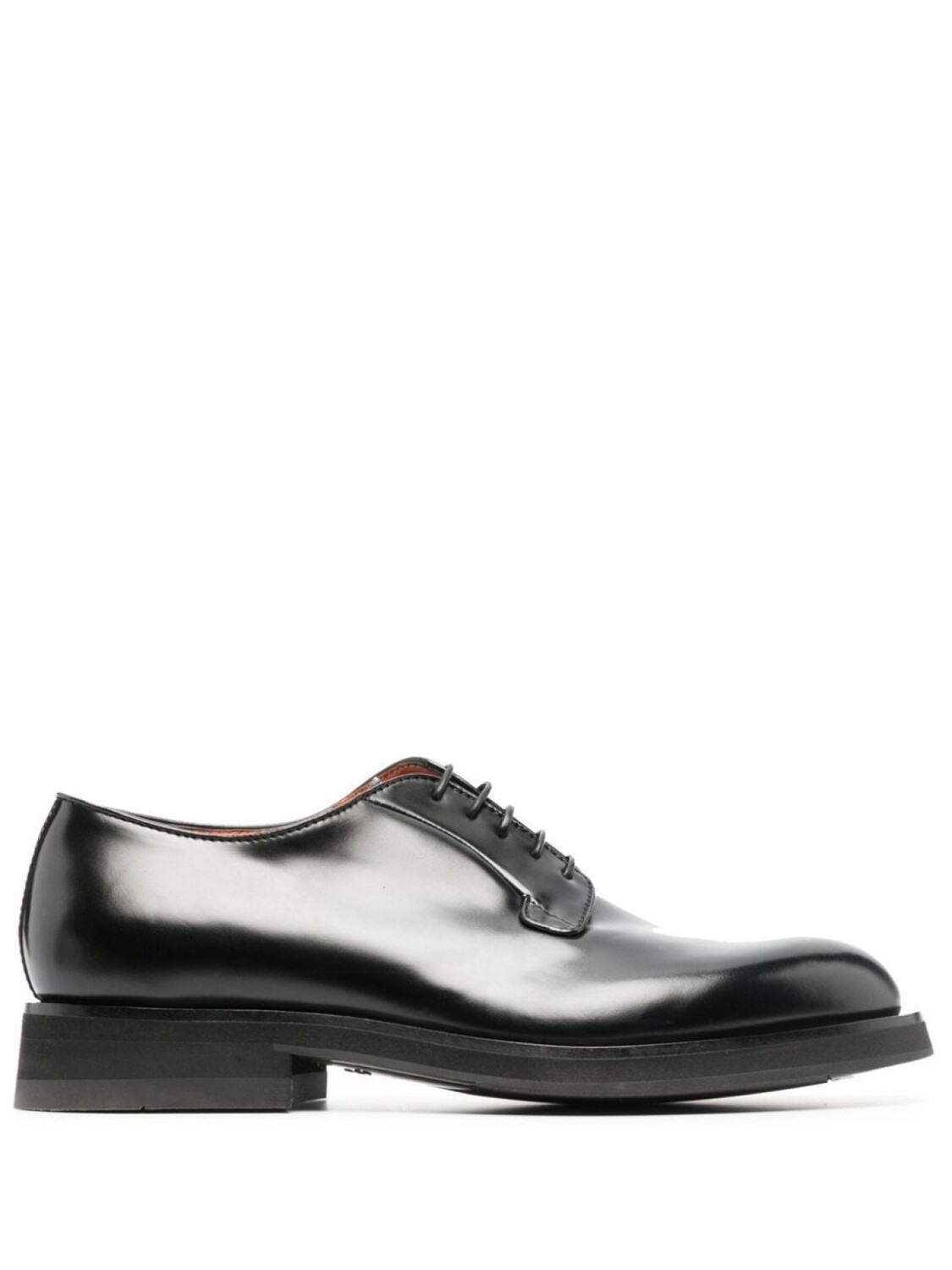 

Santoni туфли дерби на шнуровке, черный