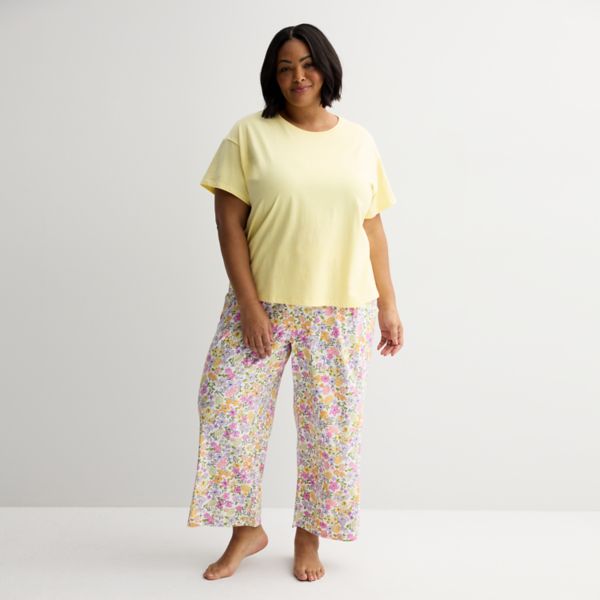 

Пижамный комплект для мамы на День матери Plus size Sonoma Goods For Life, цвет white floral