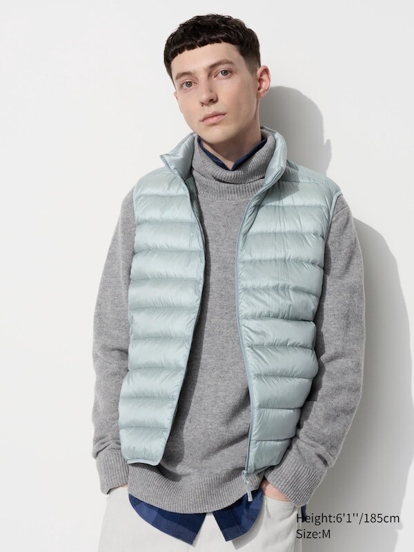 

Сверхлегкий пуховый жилет Uniqlo, серый