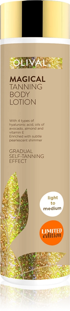 

Волшебный лосьон для тела с эффектом автозагара Olival, atspalvis light to medium 200 мл