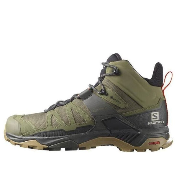 

Кроссовки x ultra 4 mid gtx 'oilve green' 417399 Salomon, зеленый