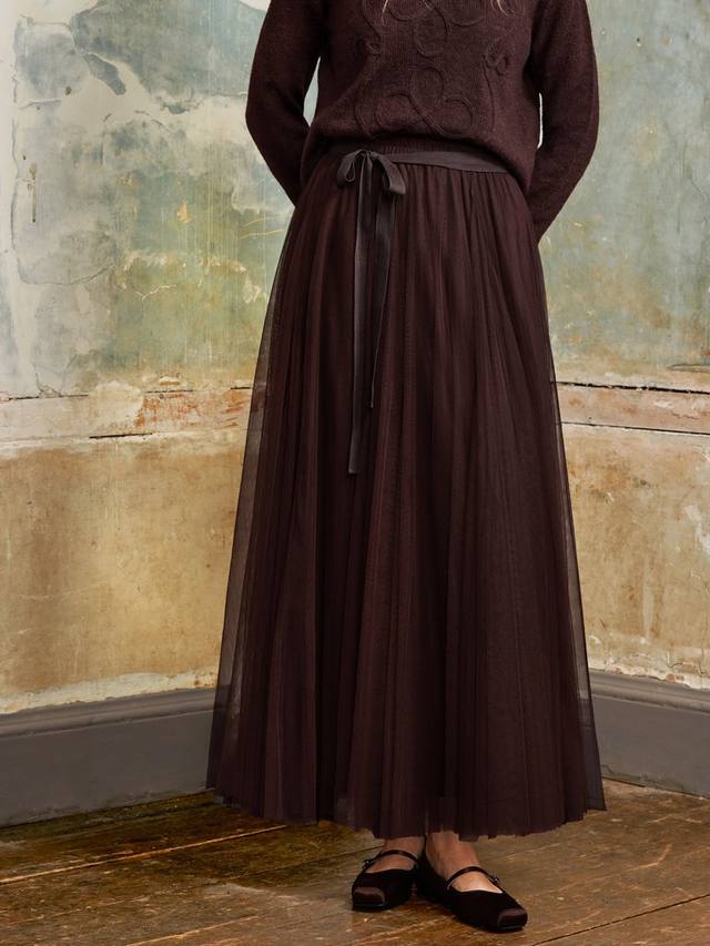 

Тюлевая юбка с воланами Ro&Zo, Chocolate