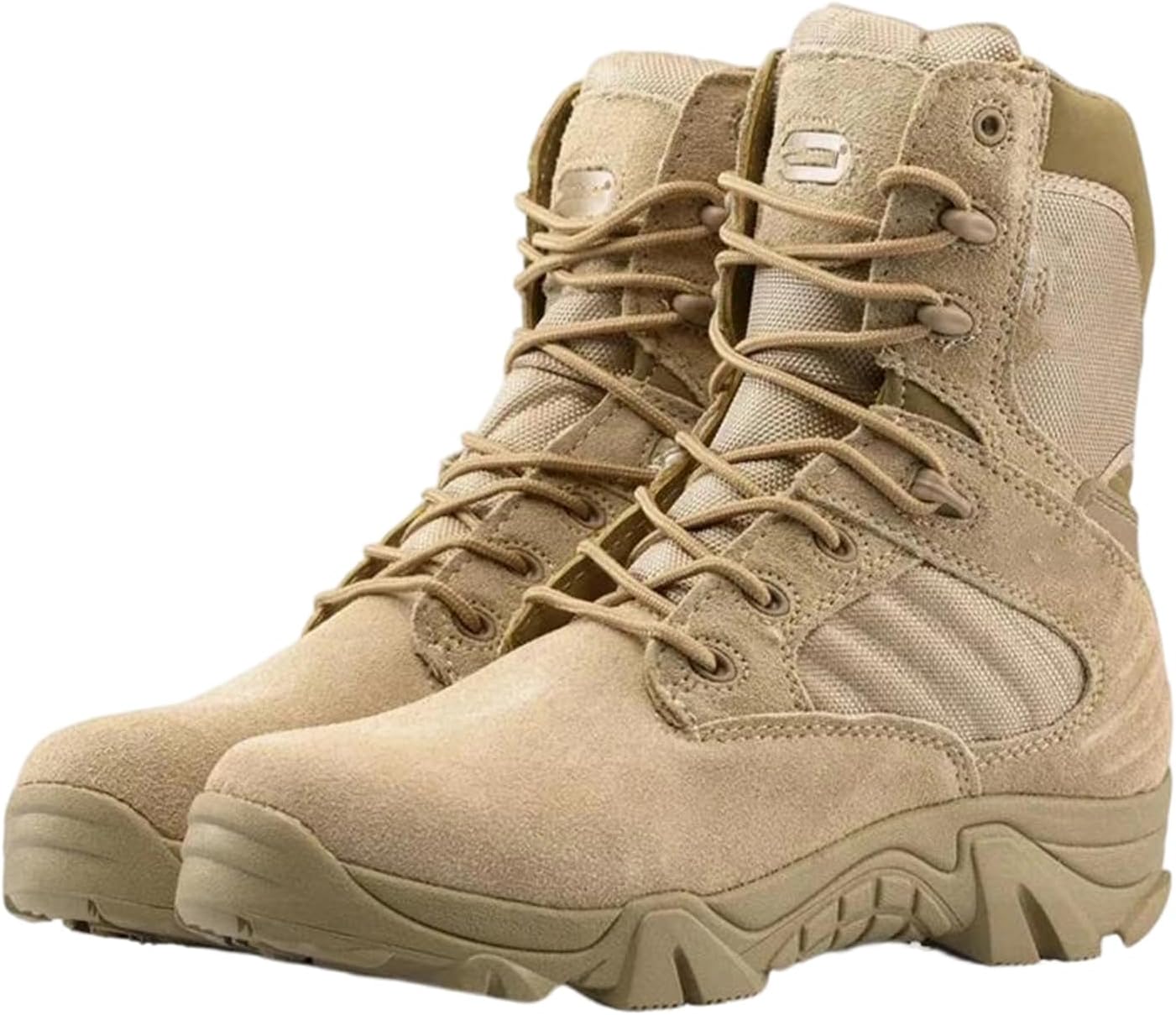 

Мужские боевые высокие ботинки Alloaone с шнуровкой для прогулок на открытом воздухе, походов, альпинизма и работы, удобные и поддерживающие, с хорошей посадкой, хаки