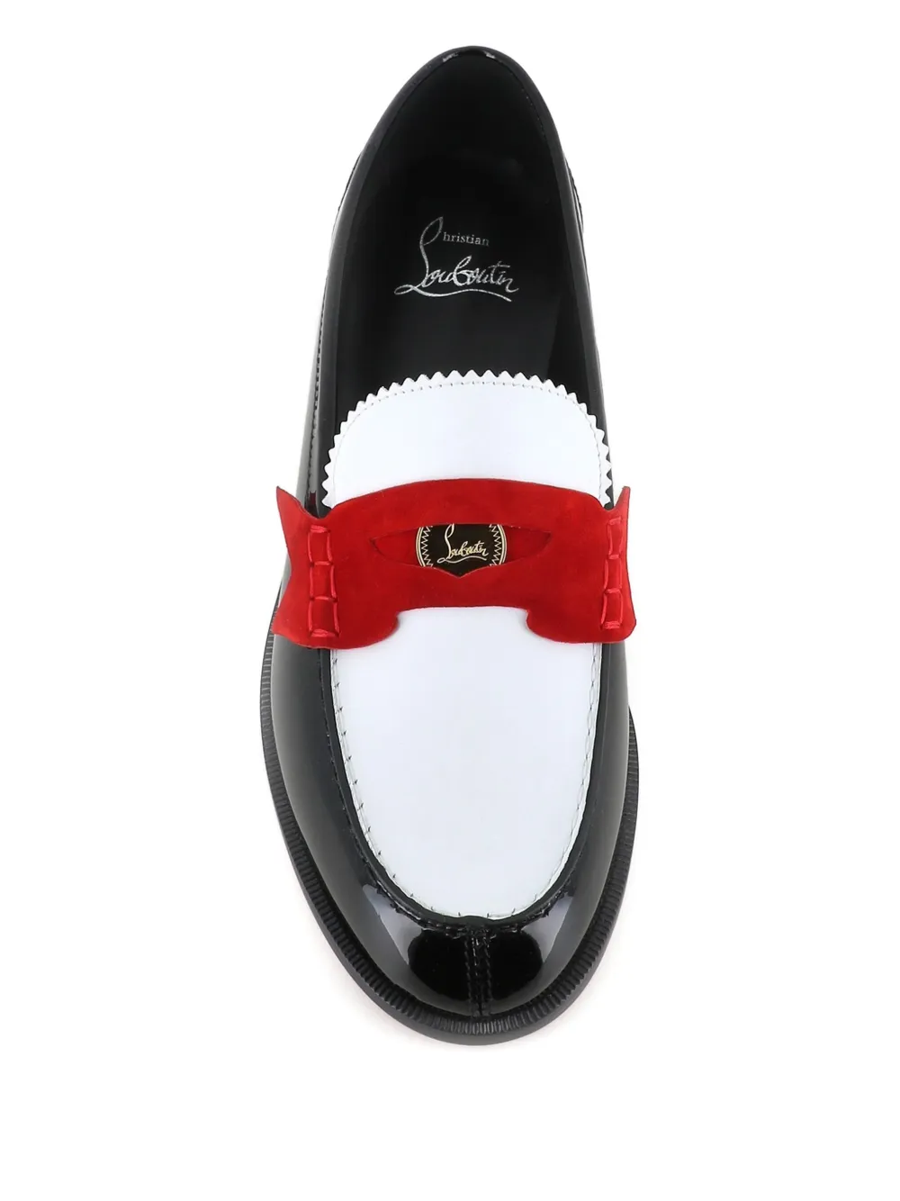 Лакированные лоферы Penny Donna Christian Louboutin, черный — фото 2